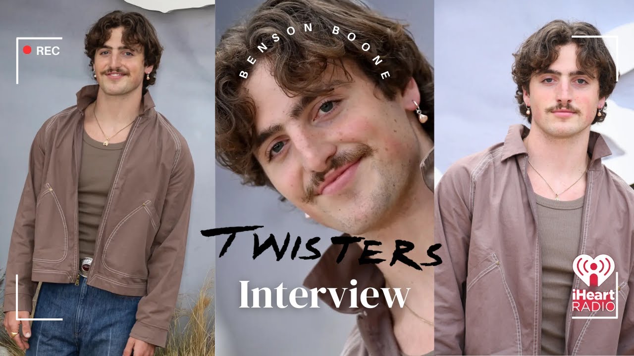 Полное интервью Бенсона Буна для iHeartRadio на премьере Twisters в Лос-Анджелесе (11 июля) ❤️