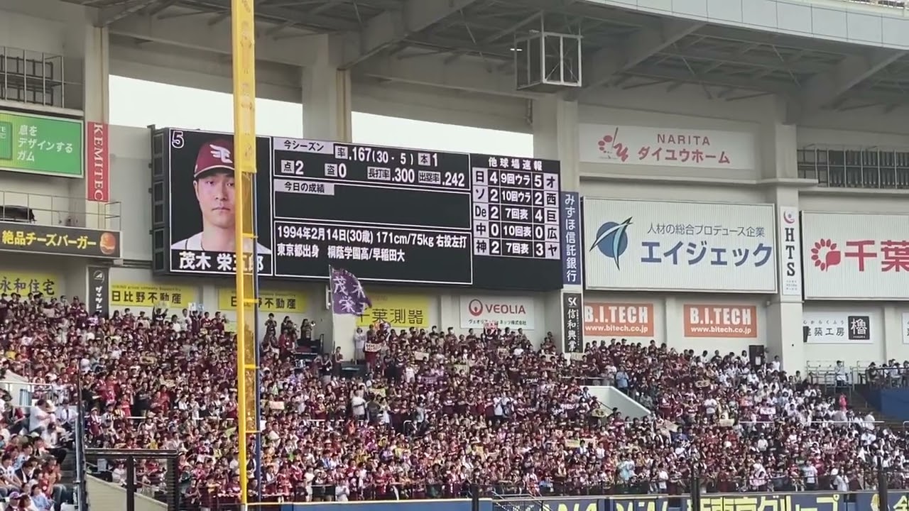茂木栄五郎 応援歌