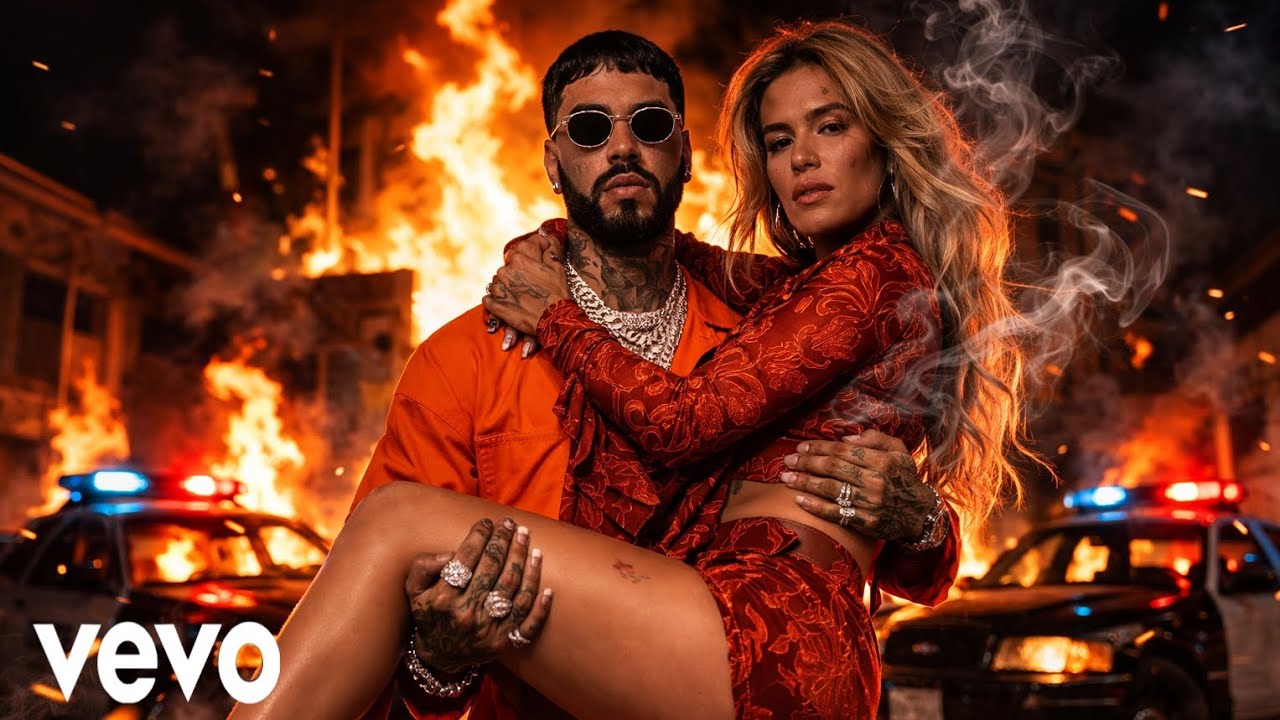 KAROL G X ANUEL AA - BESO (OFFICIAL VIDEO) [LYRICS. 