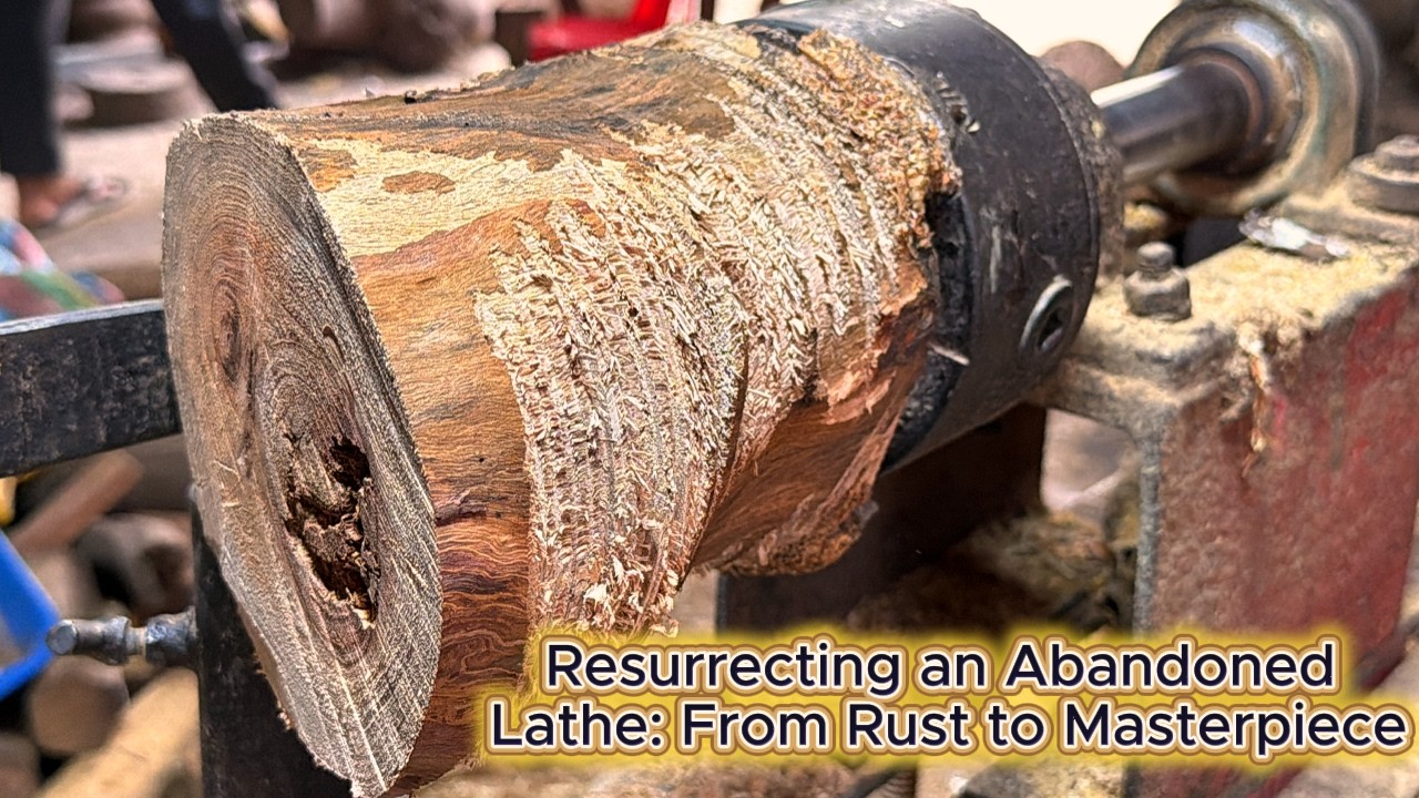 Resurrecting an Abandoned Lathe: From Rust to Masterpiece