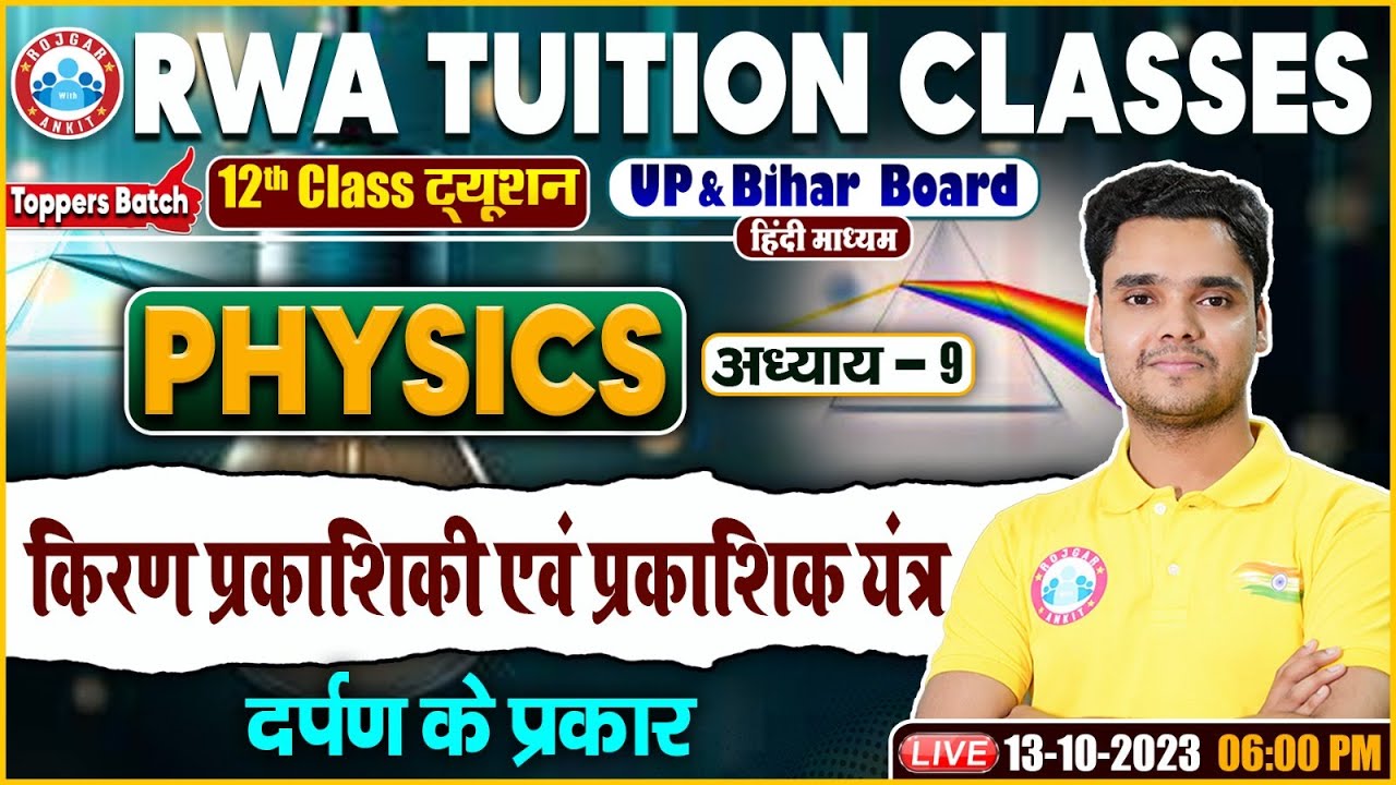 किरण प्रकाशिकी एवं प्रकाशिक यंत्र, दर्पण के प्रकार, UP/Bihar Board 12th NCERT Physics Class