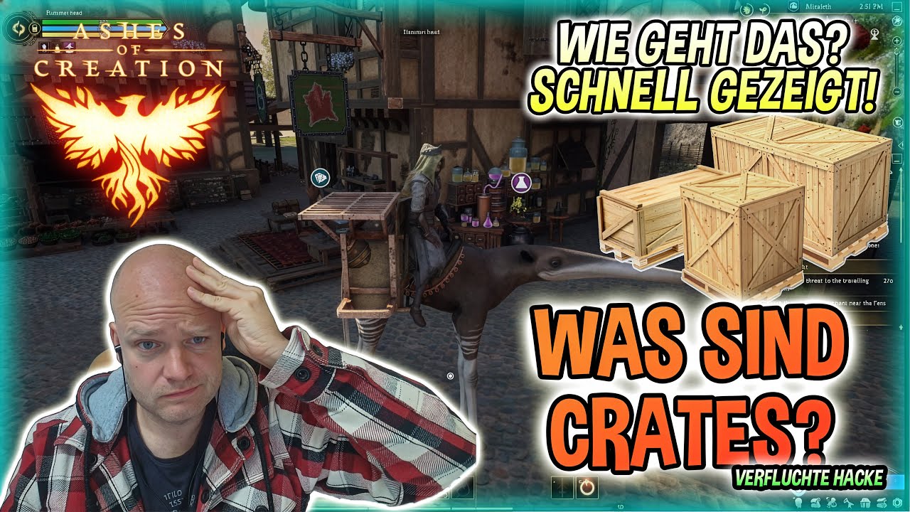 AOC | Was sind Crates / Handel / Zertifikate - Leicht erklärt - Ashes of Creation - Alpha - deutsch