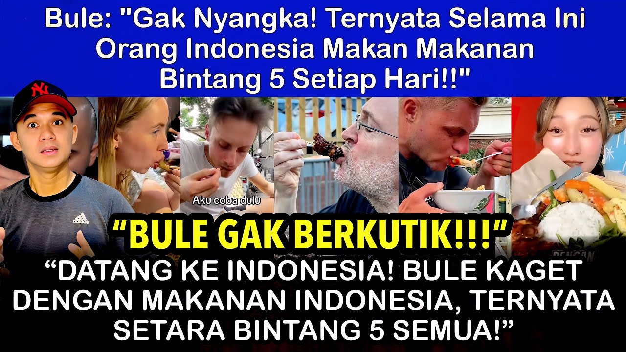 “Datang ke Indo‼️ Bule Kaget Parah, Semua Makanan Murah, Tapi Rasanya Selevel Restoran Bintang 5 !”