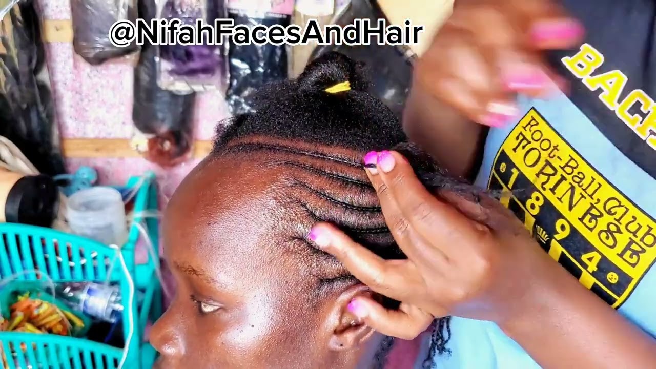 SIMPLE CORNROWS HAIR STYLE FOR EVERYONE 🔥