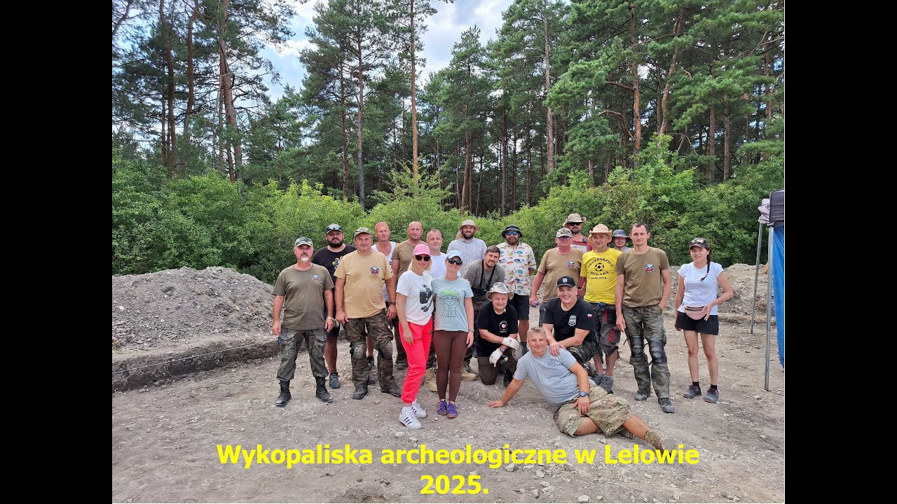 Wykopaliska archeologiczne w Lelowie sierpień 2025