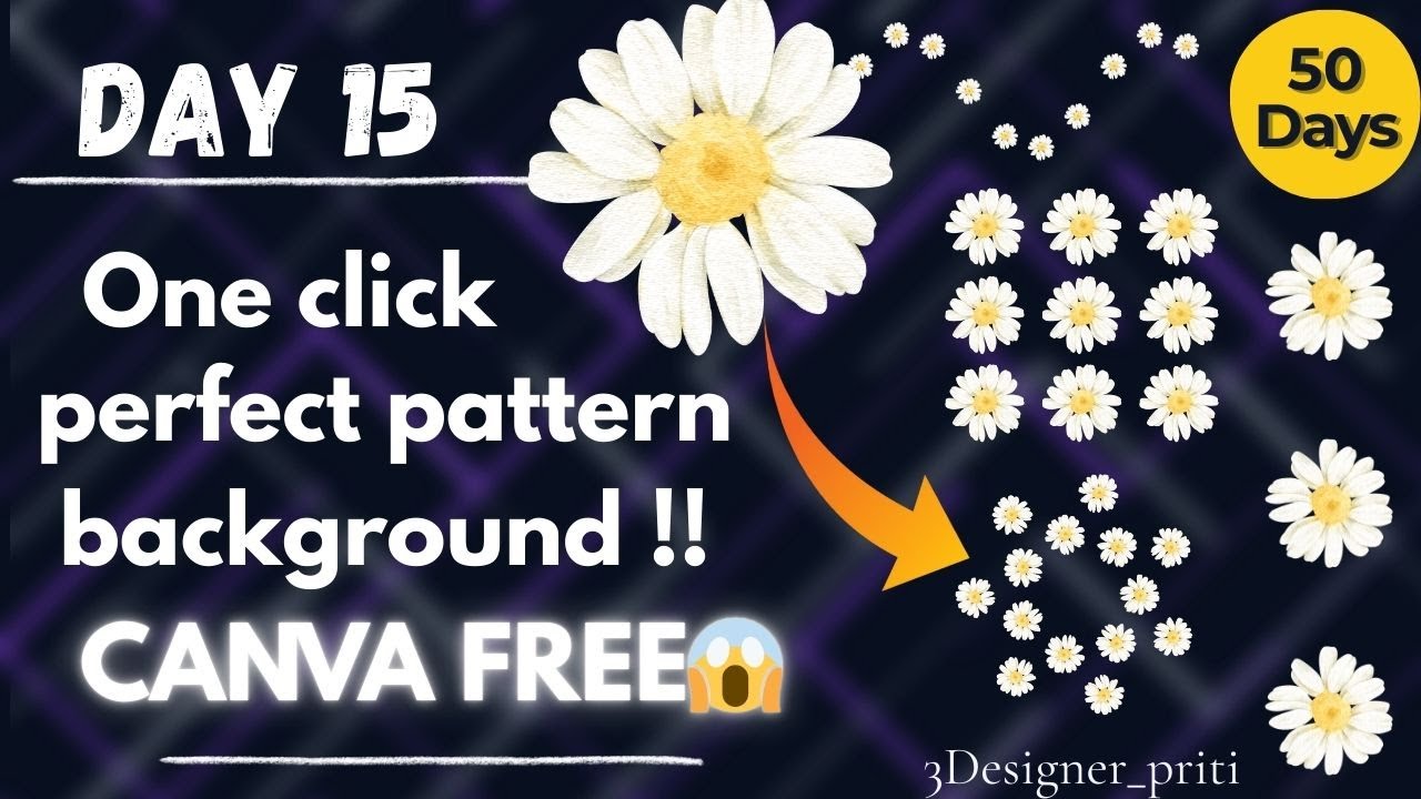 Canva Free | Day 15 | Replicator tool = pattern magic
