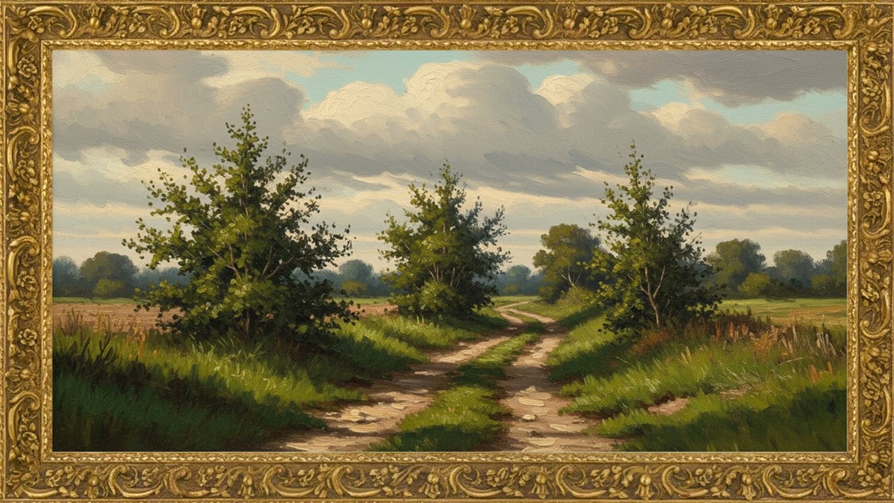 Artistic Countryside Serenity | Luxury 4K Home Display