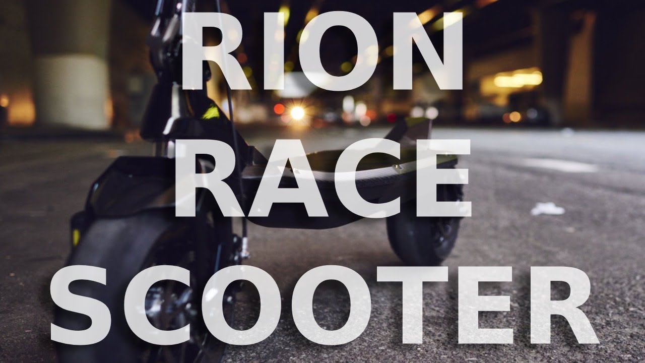 Rion Electric Scooter - A Hyper Electric Race Vehicle