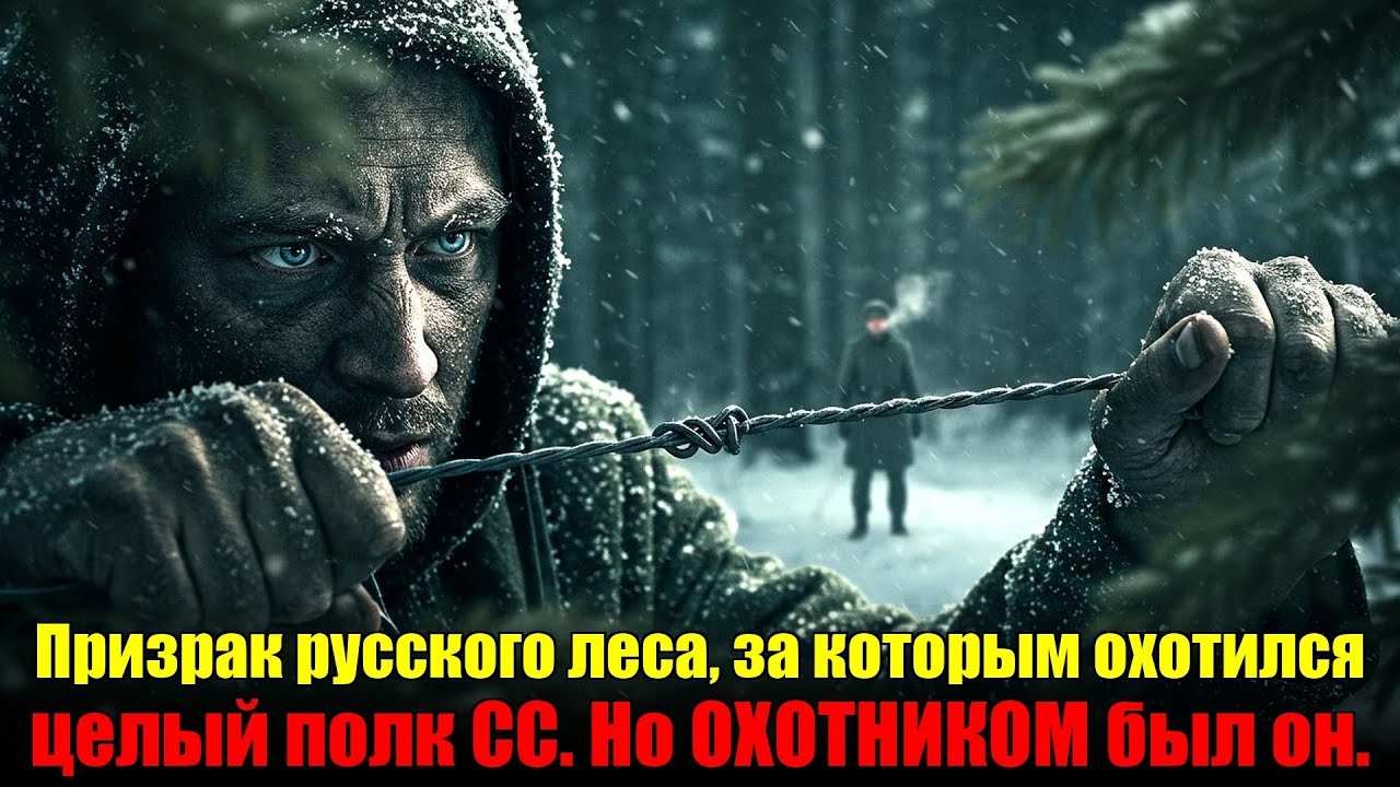 Призрак русского леса, за которым охотился целый полк СС. Но ОХОТНИКОМ был он.