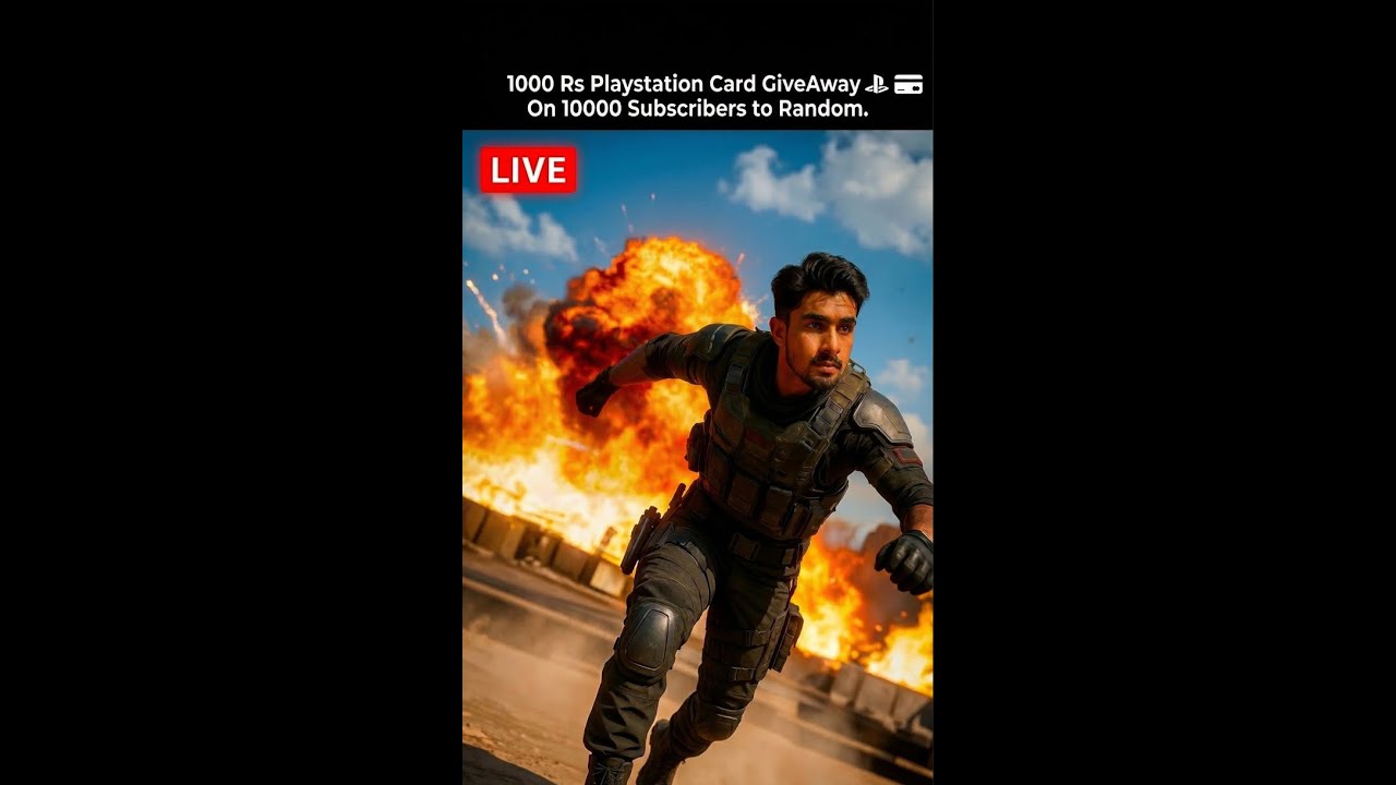 🔴 COD Warzone LIVE | 4K HDR Gameplay 🎮 | 1000 Rs PS Card Giveaway at 10K!