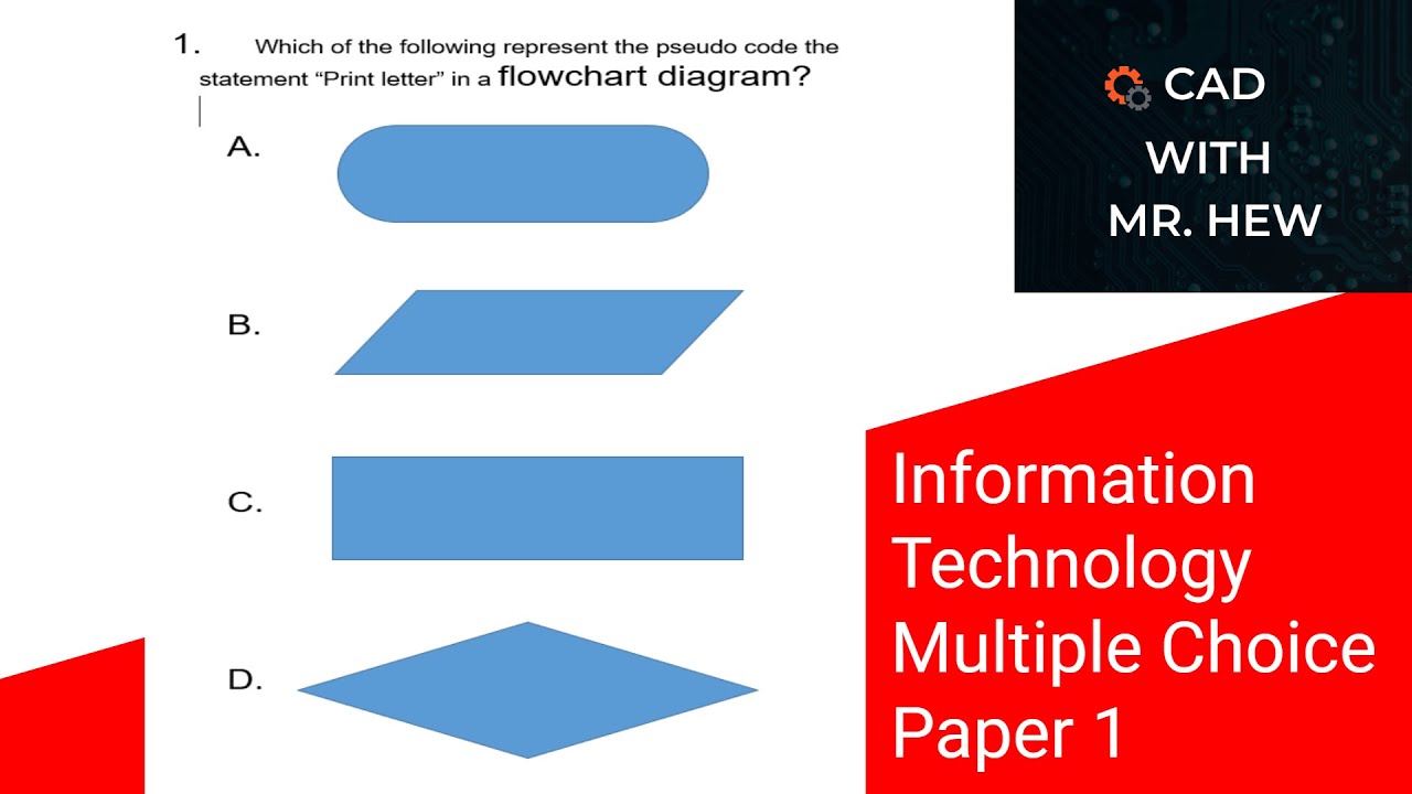 Information Technology CSEC Multiple Choice IT Paper 1