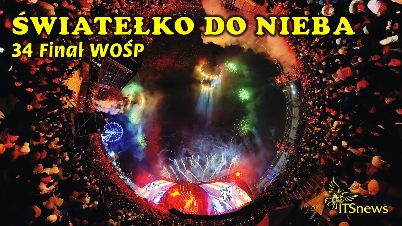 Światełko do Nieba. 34 Finał WOŚP. PGE Narodowy Warszawa