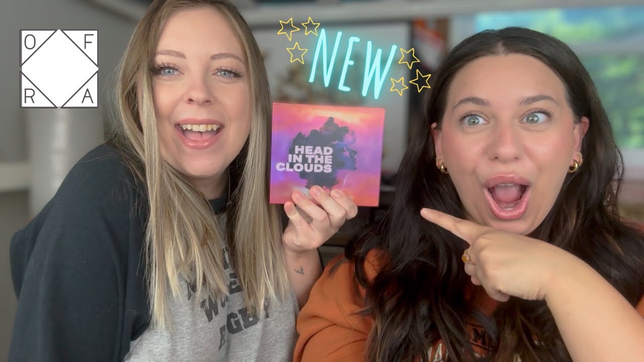 *try on* OFRA COSMETICS HEAD IN THE CLOUDS Midi Mix Face Palette | DISCOUNT CODE