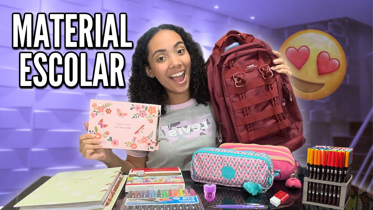 MEU MATERIAL ESCOLAR COMPLETO RENOVADO!