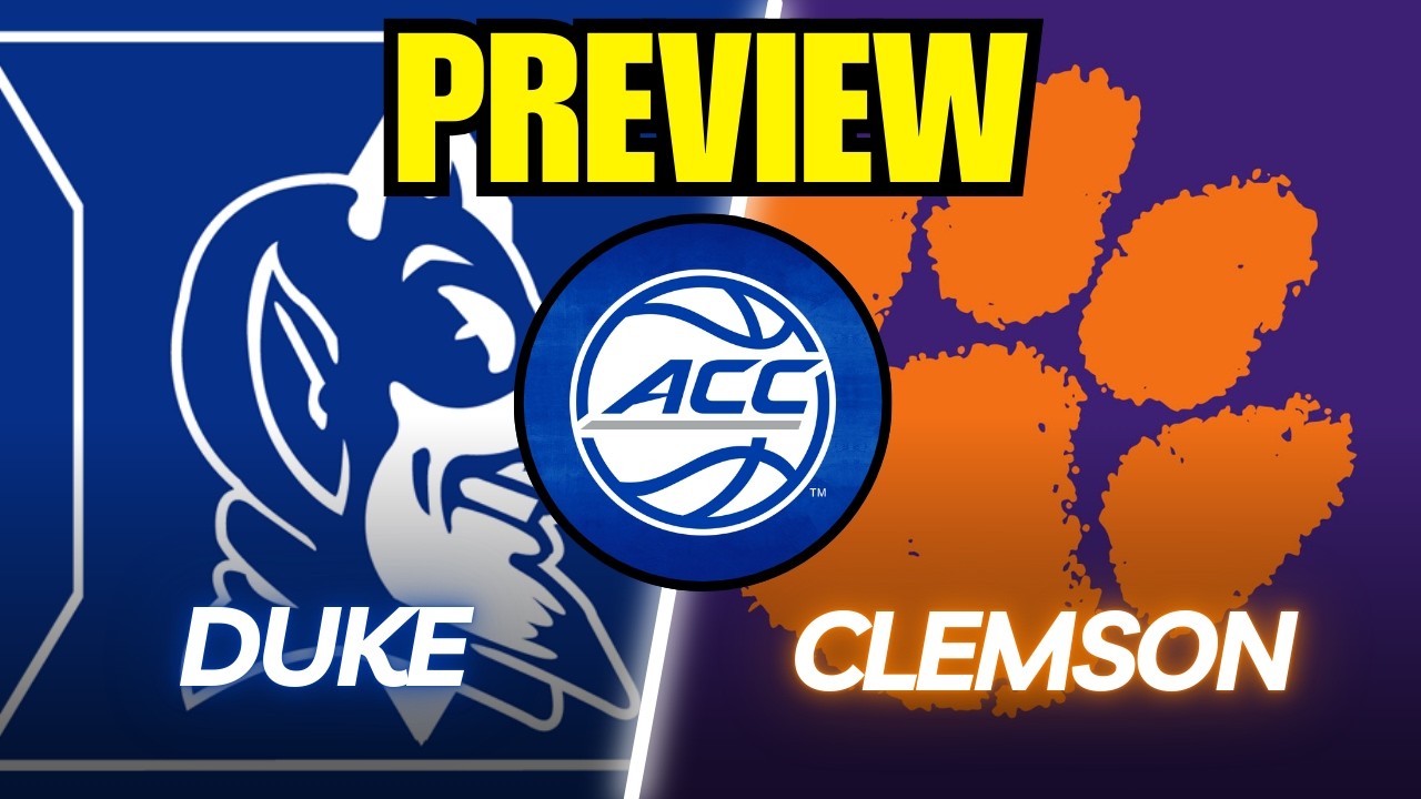 Предварительный обзор и прогнозы на матч турнира ACC между командами Duke и Clemson!