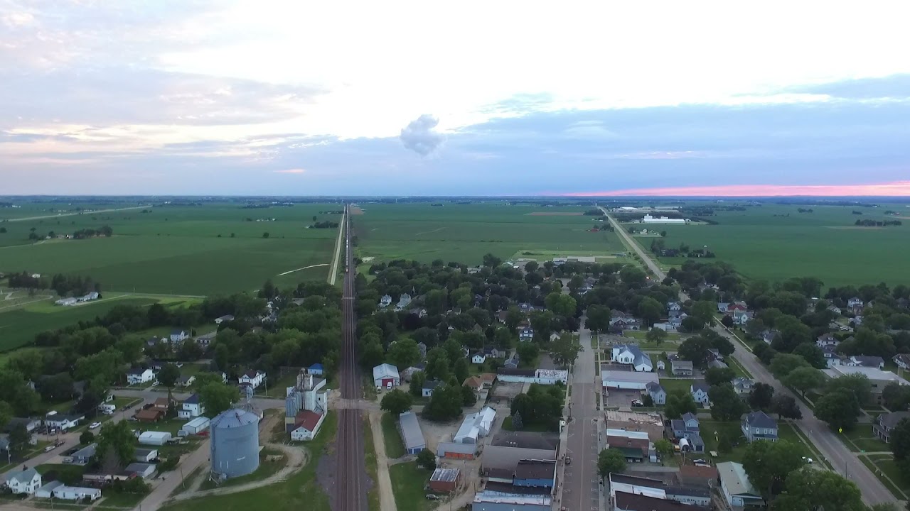 Ashton Illinois from the air. June 27th 2021