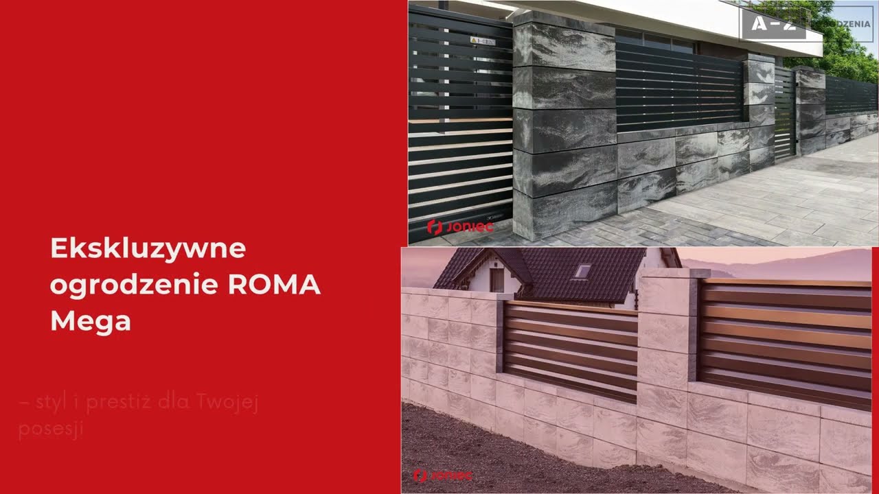 Joniec ROMA Mega – nowoczesne ogrodzenie, które zachwyca solidnością! #joniec #ogrodzenie #lublin