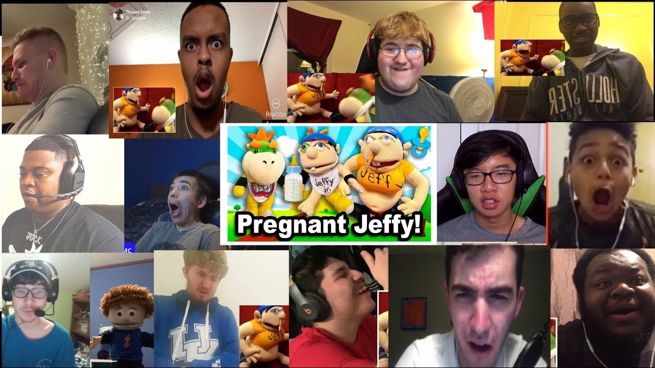 SML Movie  Pregnant Jeffy Reaction Mashup!