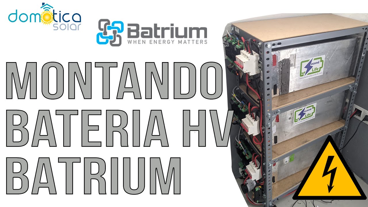 Bateria de Alto Voltaje DIY, Cableado para Batrium y configuracion Batrium.
