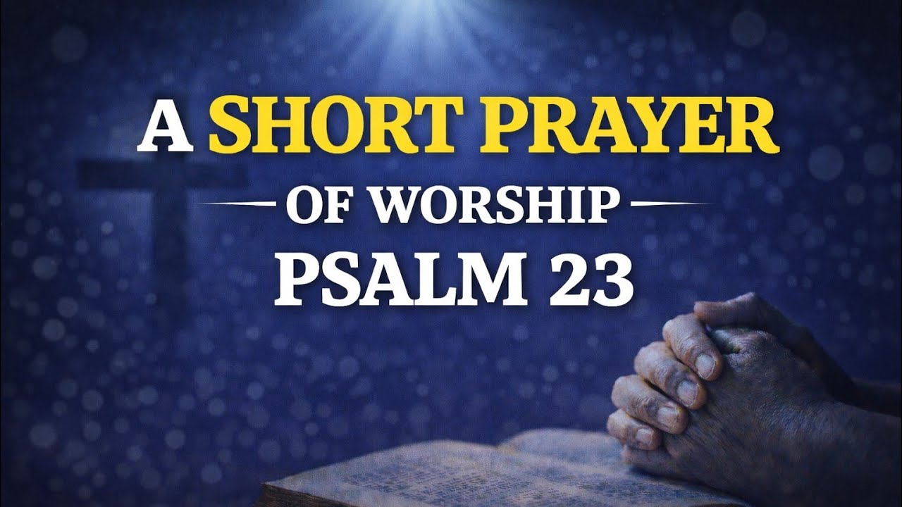BEFORE YOU SLEEP TONIGHT- Listen to Psalm 23 (Peaceful Worship Song)