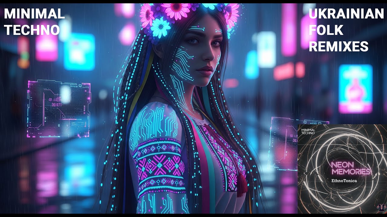 EthnoTONICA Neon Memories 2025 Minimal Techno Ukrainian Folk Music
