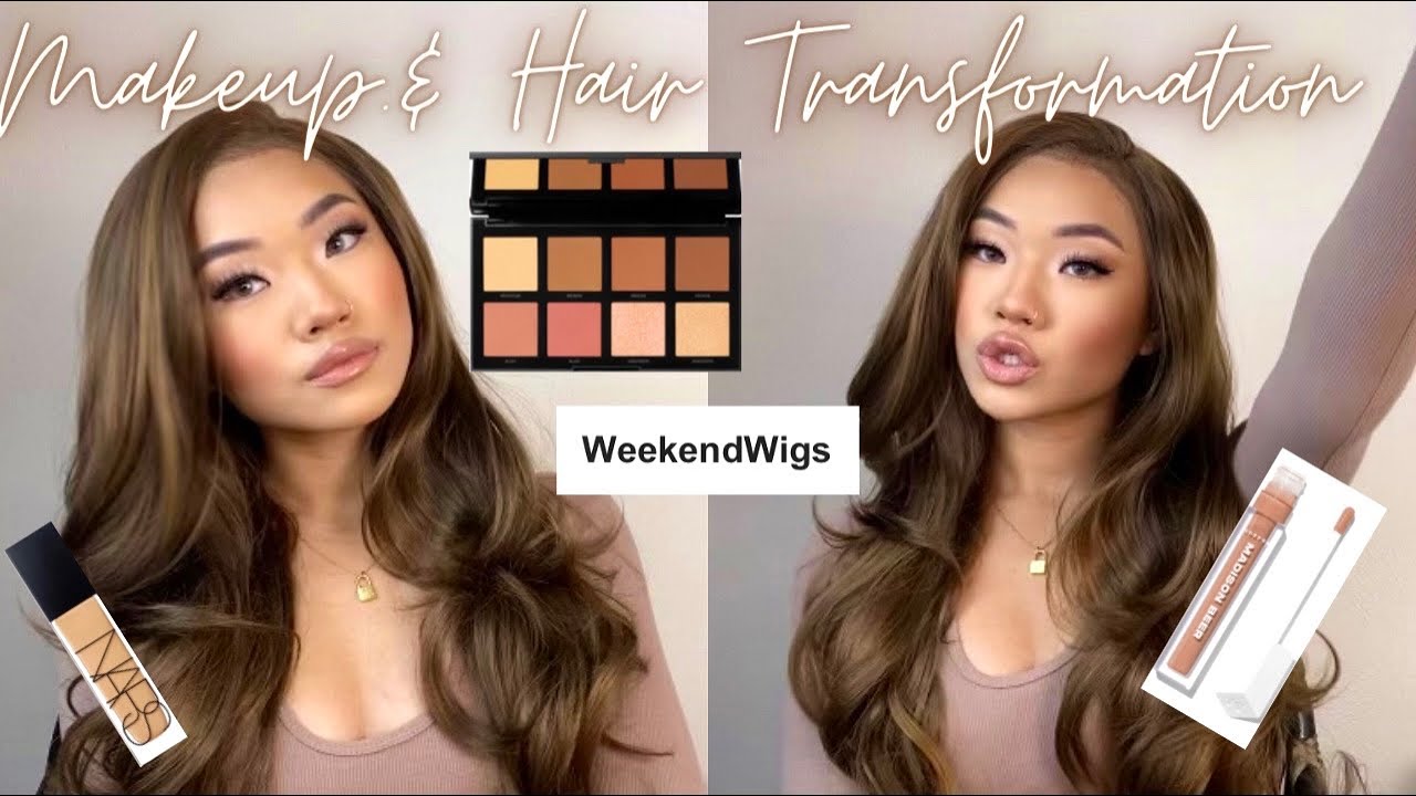 MAKEUP & HAIR TRANSFORMATION!!! (New Ulta makeup, Ft. Weekend Wigs)