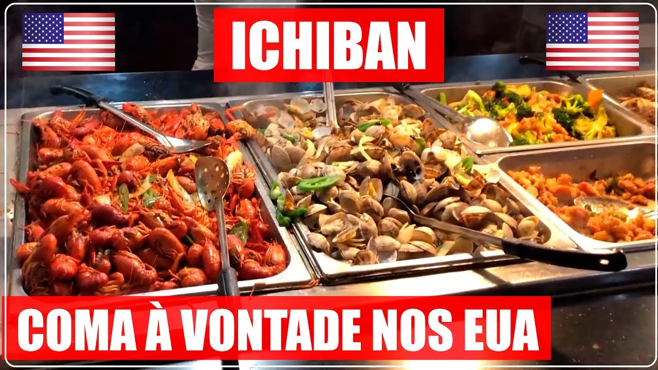 COMIDA À VONTADE POR $10 NOS ESTADOS UNIDOS | ICHIBAN