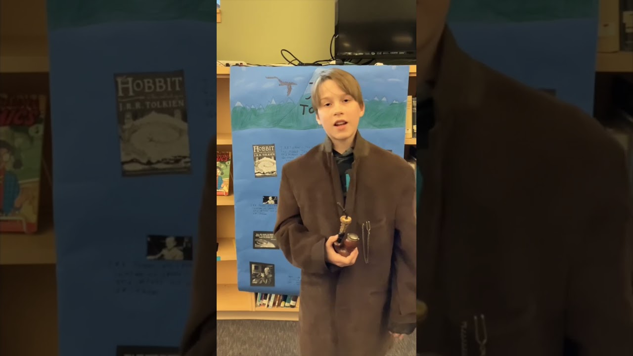 JRR Tolkien - 2023 5th Grade Wax Museum
