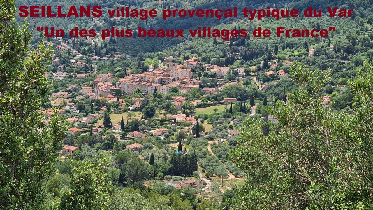 Promenade à SEILLANS village provençal typique du Var 