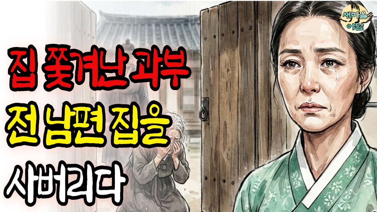 쫓겨난 과부 전남편 집을 사버렸습니다. | 야담 | 설화 | 만담 | 전기수 | 옛날이야기