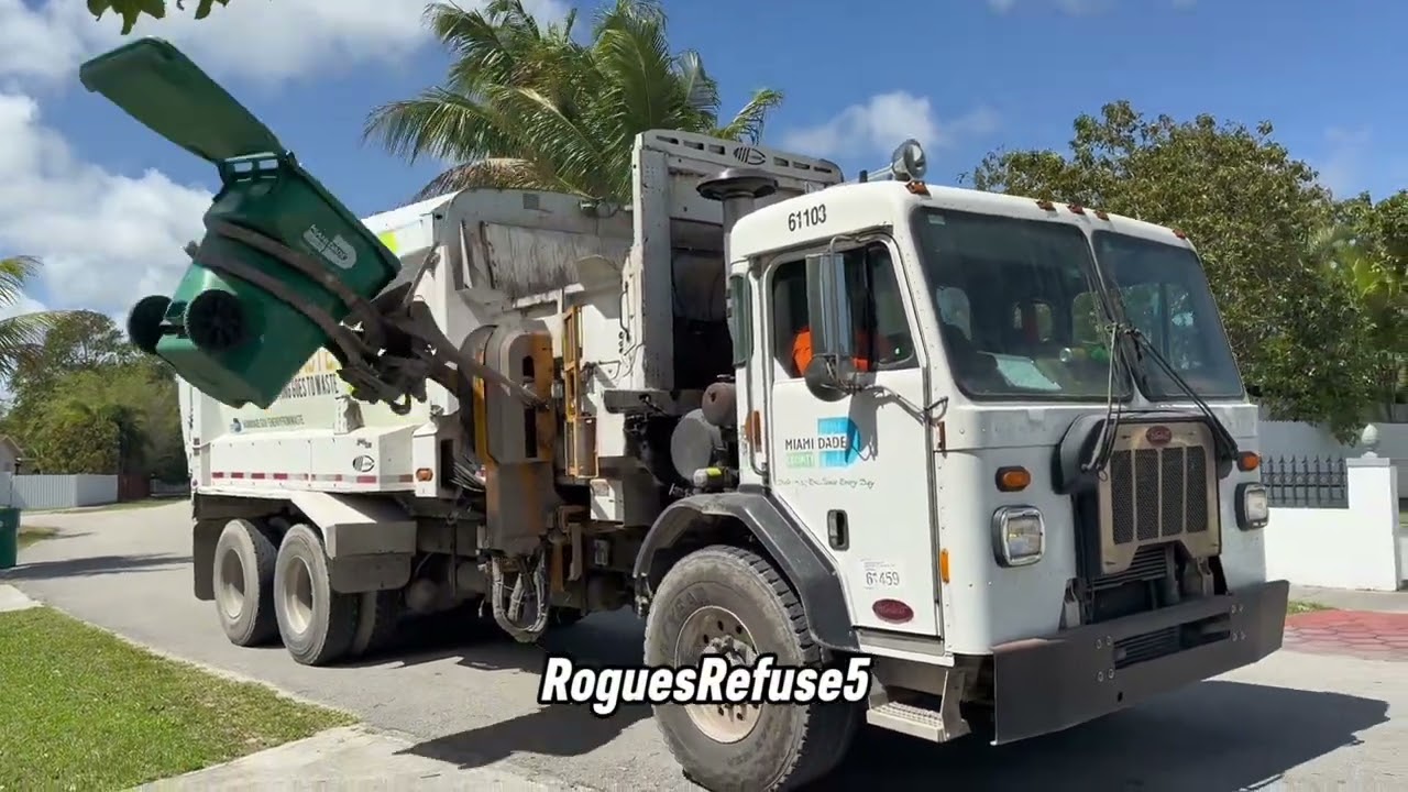 Peterbilt 520 Labrie Automizer Garbage Truck for Miami Dade County 