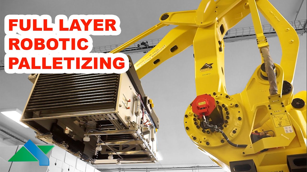 Robotic Full Layer Palletizing I ALBERTINA Machinery