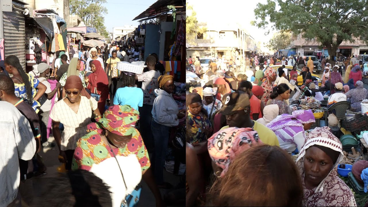 THIES : MARCHÉ CENTRAL APRÉS DÉGUERPISSEMENT