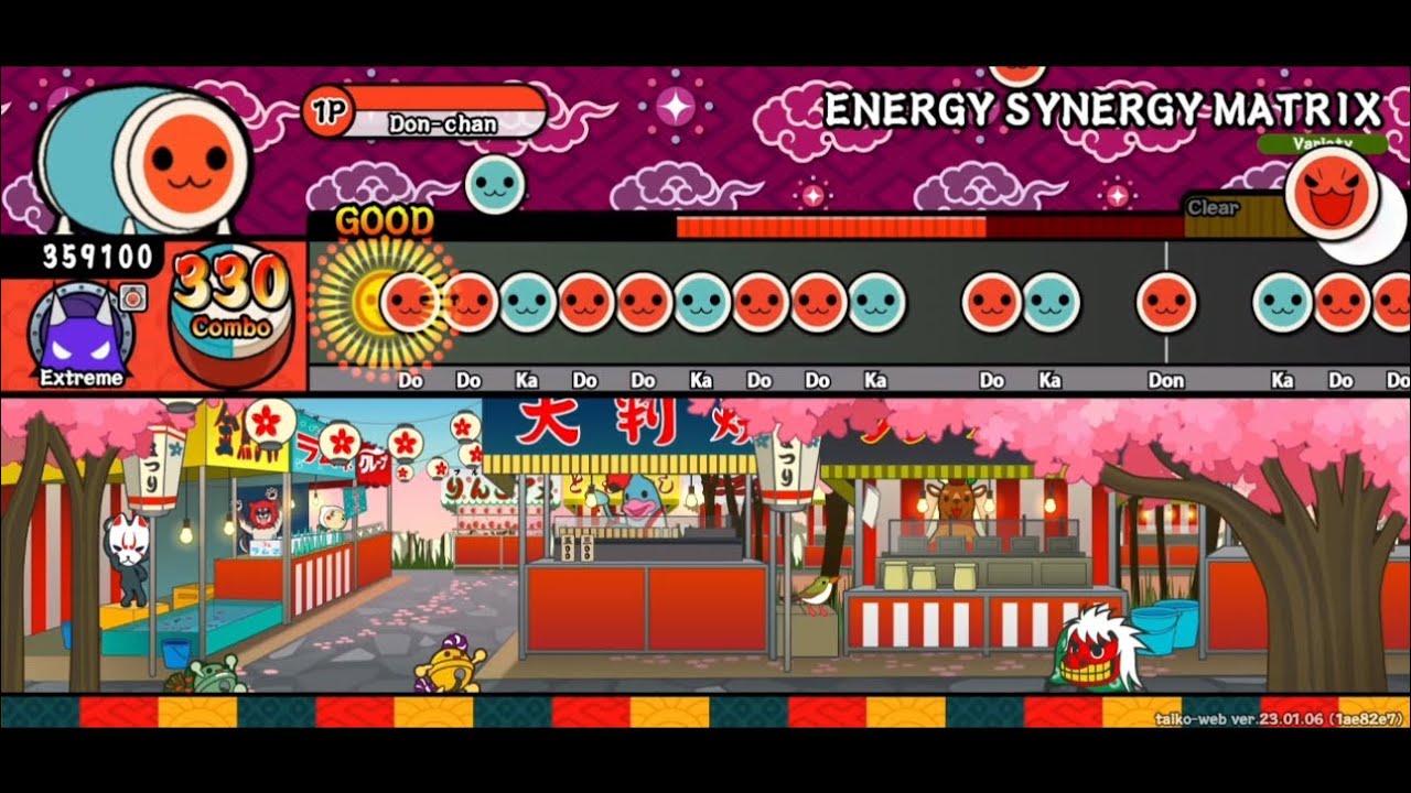 [太鼓の達人 創作譜面] ENERGY SYNERGY MATRIX (裏譜面) / Tanchiky