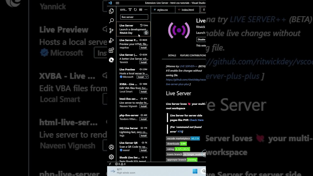 Come configurare un server live in Visual Studio Code! IL MODO PI&Ugrave; VELOCE E SEMPLICE!