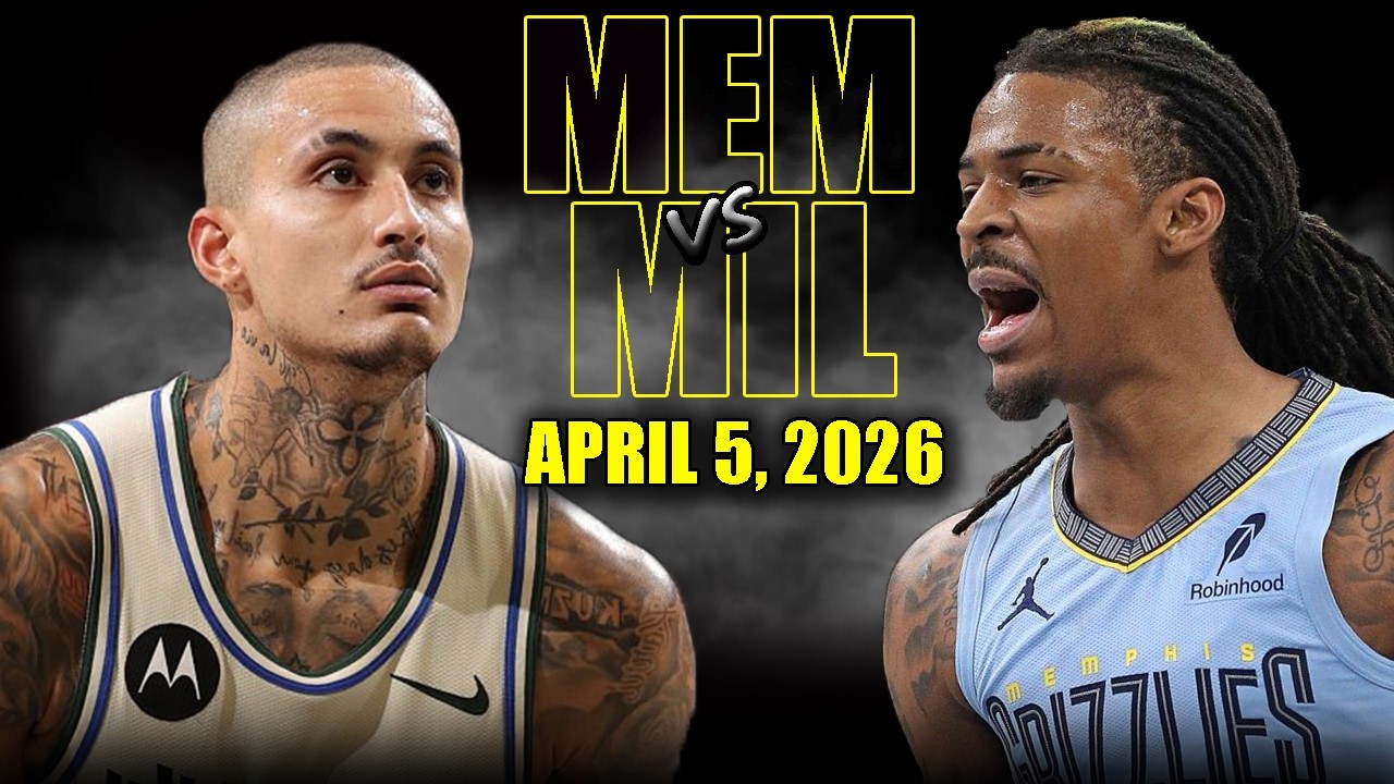 Milwaukee Bucks vs Memphis Grizzlies Full Game Highlights &ndash; April 5, 2026 | NBA Season