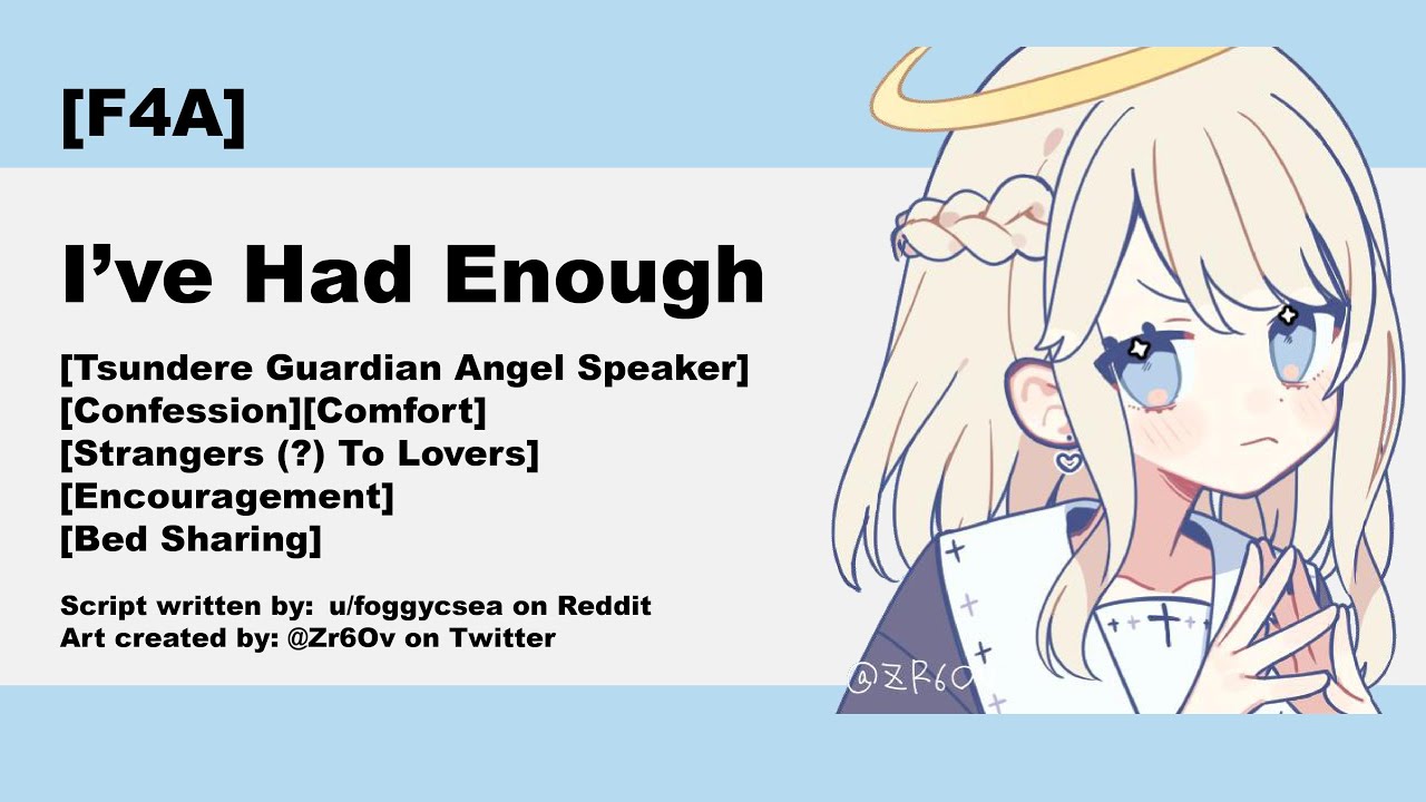 Your Tsundere Guardian Angel Has Had Enough [F4A] [ASMR RP] [Sharing a Bed] [Comfort][Encouragement]