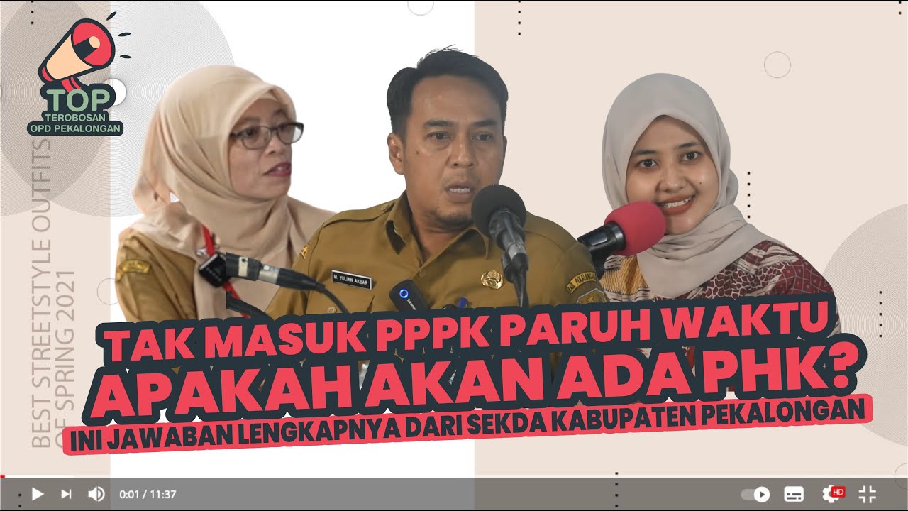 PPPK PARUH WAKTU MERAPAT! BERIKUT INFORMASI LENGKAP DARI SEKDA DAN BKPSDM KABUPATEN PEKALONGAN