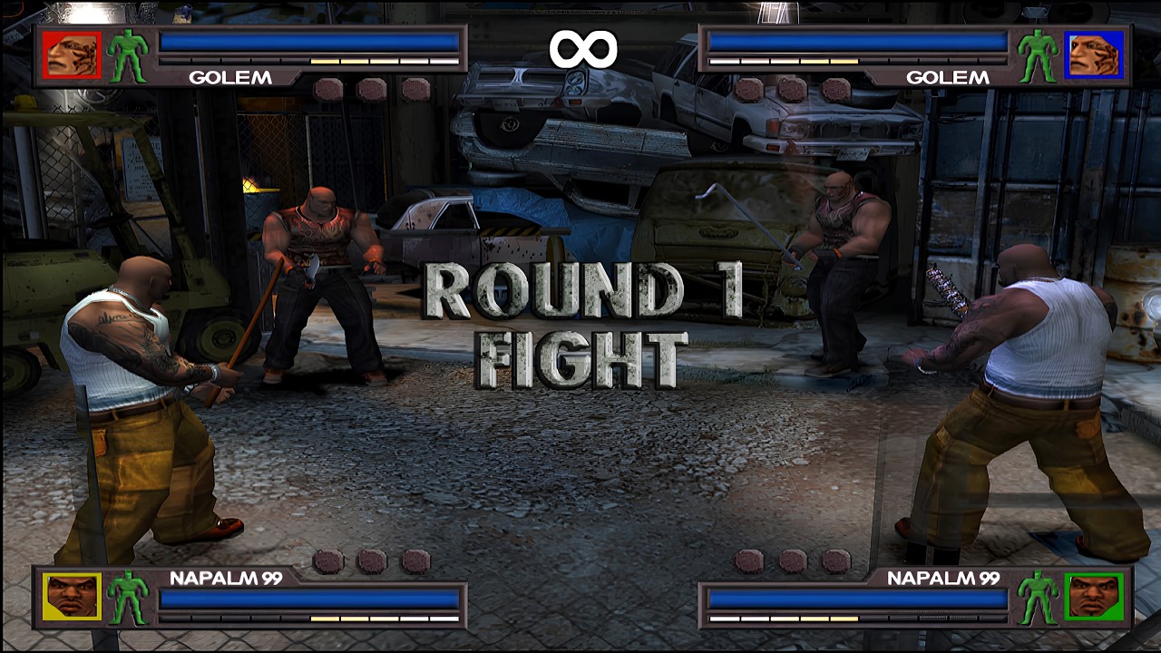 Urban Reign | Napalm Vs Golem | 1vs1 4P | Weapon Battle Knockout Match