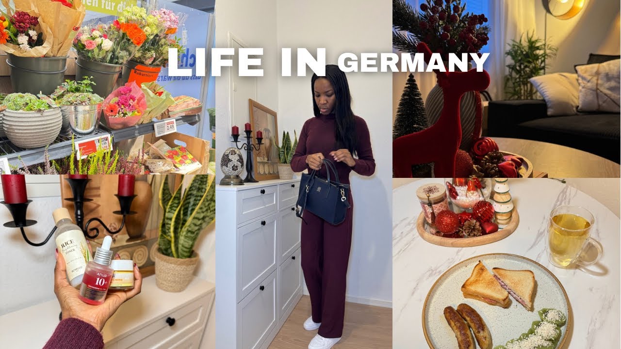 Days in my life in Germany|Cozy winter days|Grocery shopping and cooking |Living alone diaries