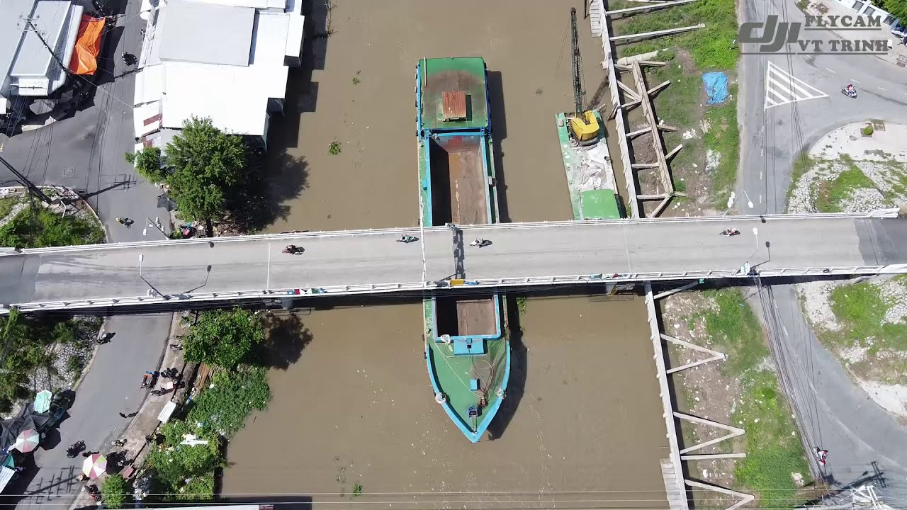 Cầu Thoại Giang #Thị Trấn Núi Sập #Huyện Thoại Sơn Flycam