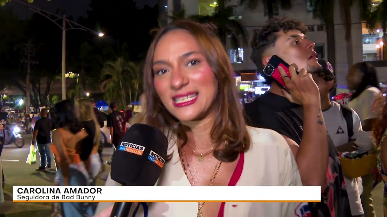 Estas fueron algunas de las 'pintas' más curiosas que se vieron en el concierto de Bad Bunny