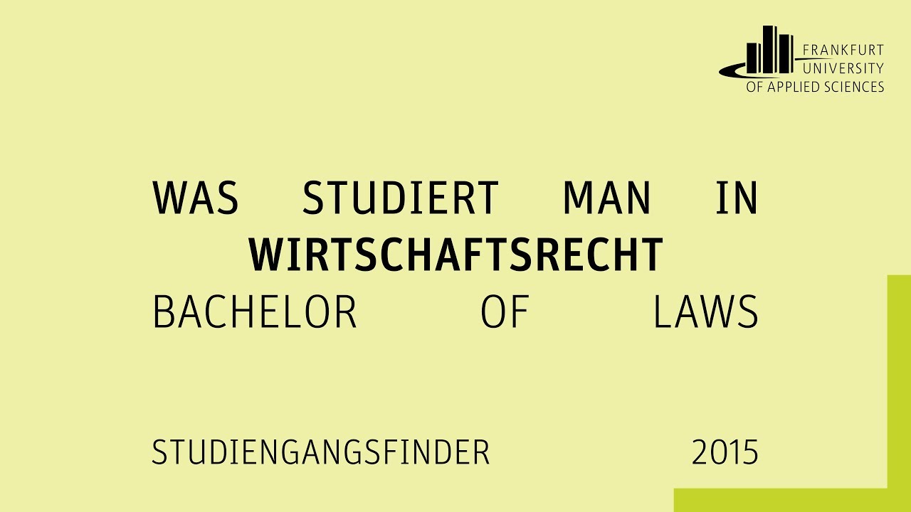 Was studiert man in 