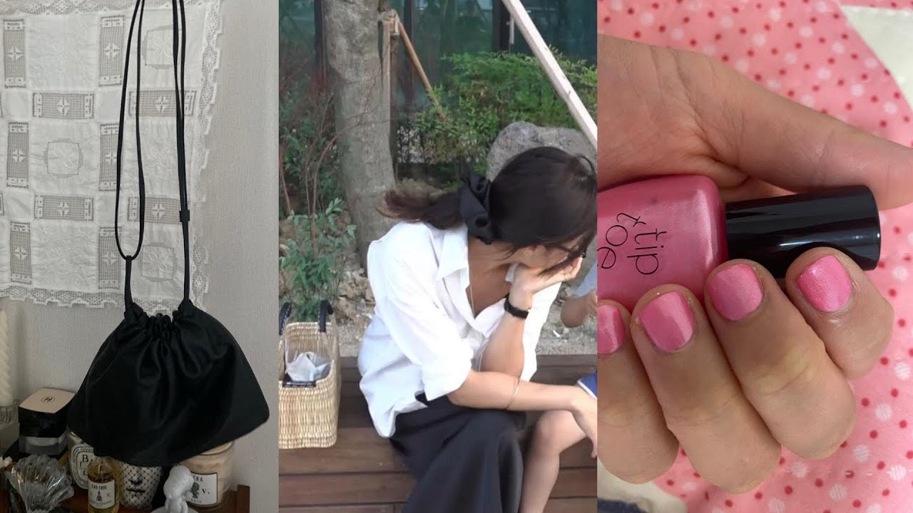 VLOG|몽뜨브이로그/UNBOXING(낫띵리튼/ 💅🏻팁토우 네일/ 페르소나 )