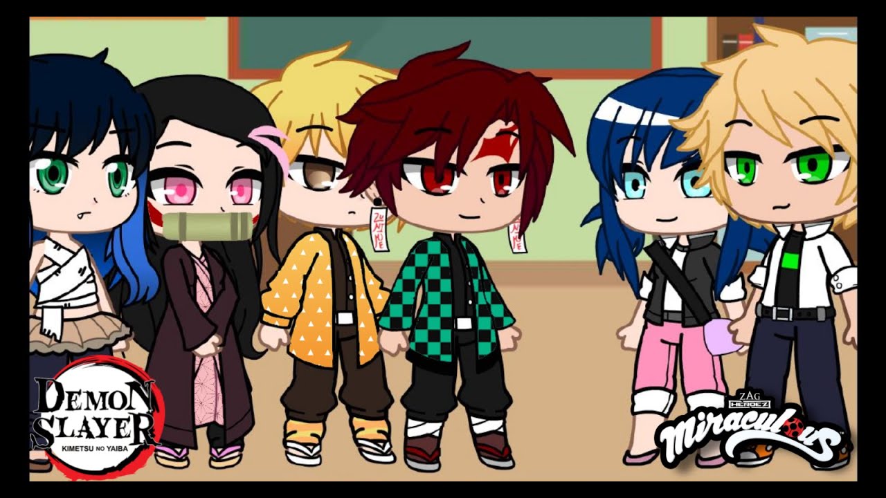 If Demon Slayer met Miraculous||Gacha Club || Not Original