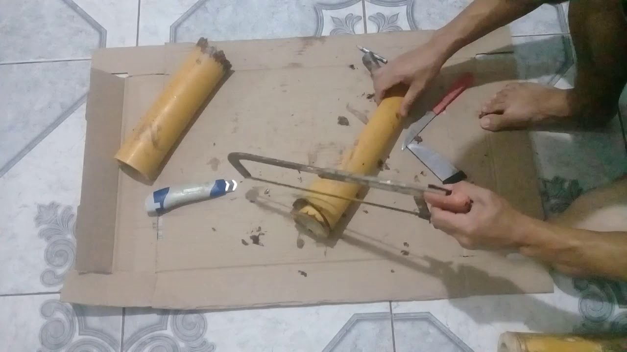 como fazer colher com bambu cozinha