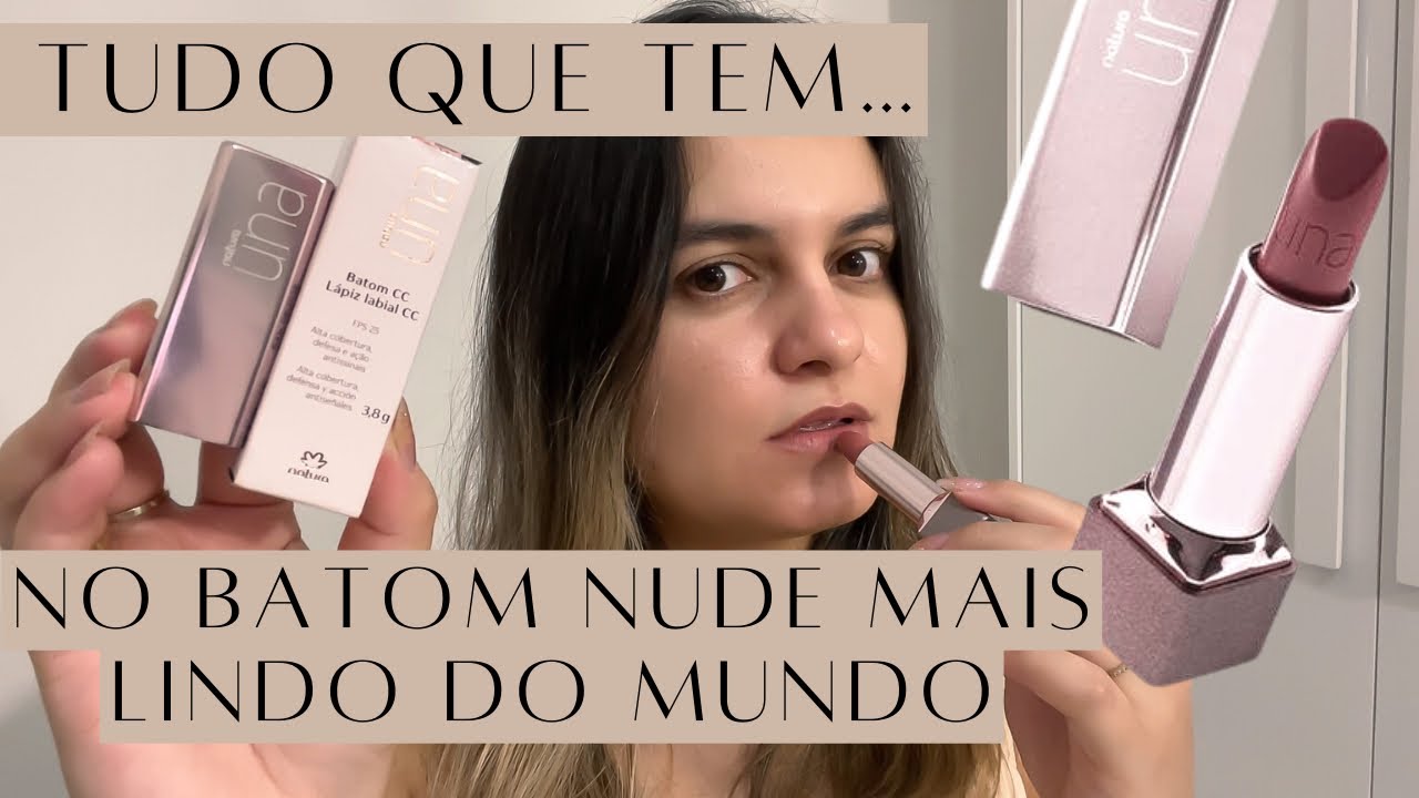 BATOM NATURA UNA NUDE 2C | Batom Natura Una CC Hidratante