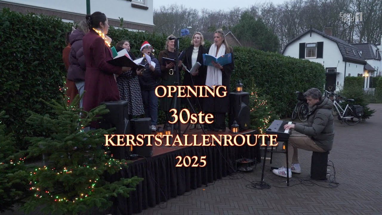 Opening 30ste Kerststallenroute 2025