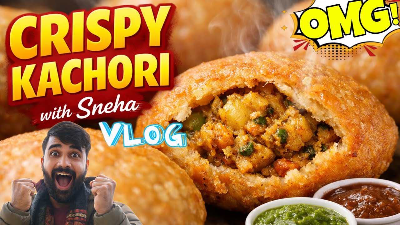 Crispy Kachori Recipe with Sneha | Halwai Style Aloo Kachori at Home 😍