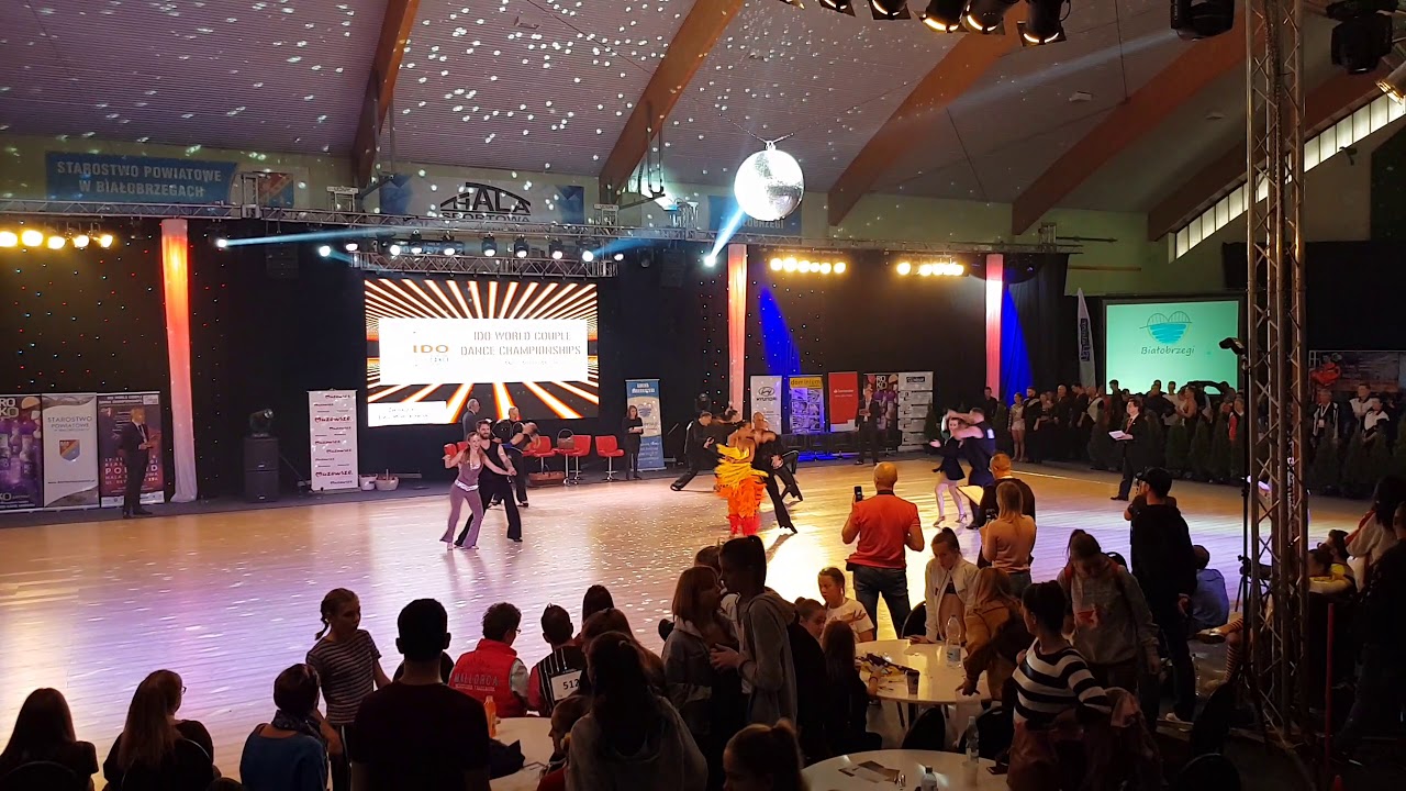 IDO World Couple Dance Championships Discofox Fast Adults quarterfinal Białobrzegi 20.10.2018